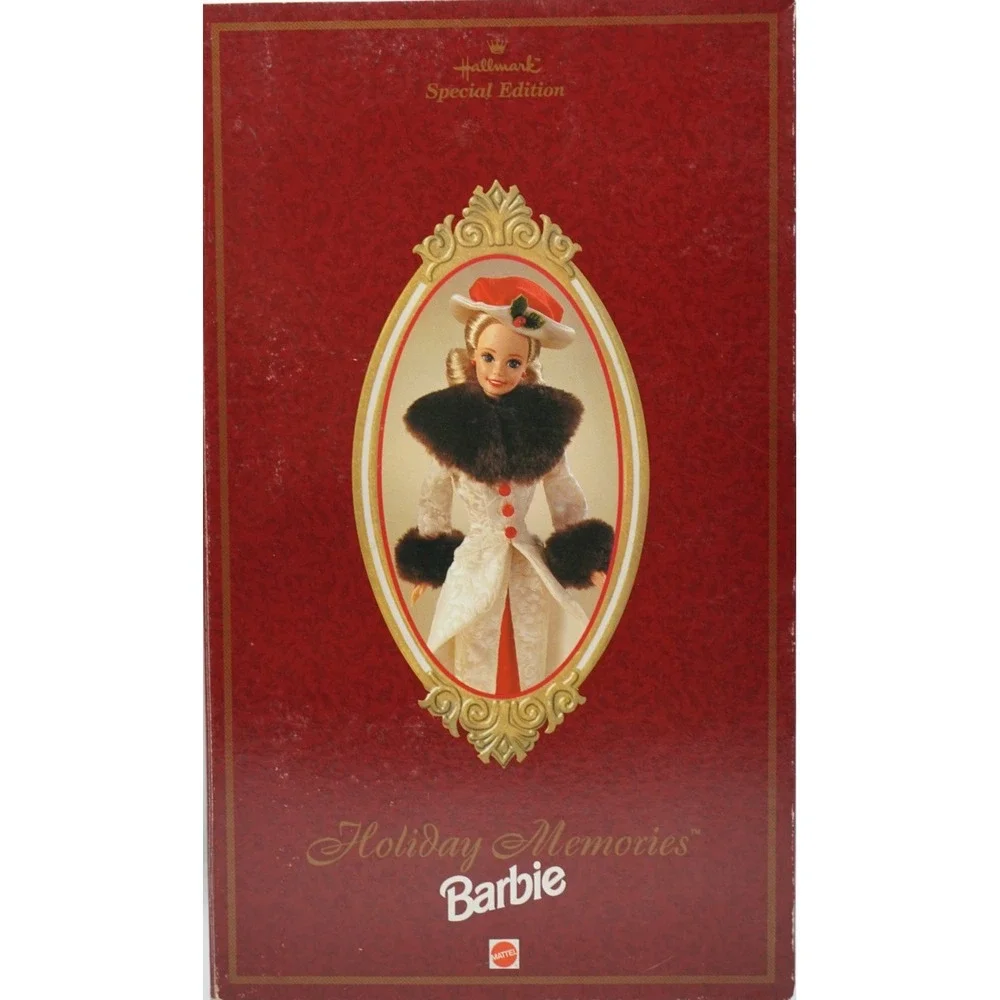 Vintage 1995 Barbie Doll Mattel Hallmark Special Edition Holiday Memories #14106